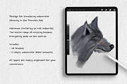Procreate Watercolor Set, a Brush Add-On by Brush Moment (Thumbnail 3 of 5)