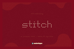 Stitch Pixel Game Font, a Script Font by alpercakici