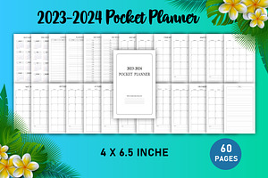 Editable 2023-2024 Pocket Planner