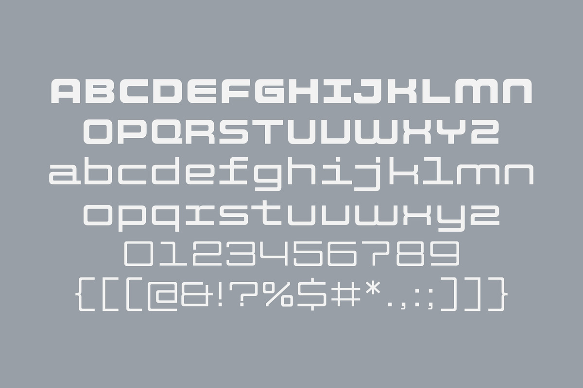 Flatface CTR-3, a Sans Serif Font by Flatface (Photo 3 of 13)