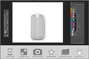 Leather Keychain Mockup PSD, an Advertising Mockup by Bruno's Shop (Thumbnail 3 of 5)