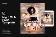 Night Club Flyer Template, a Flyer Template by iDoodle Studio (Thumbnail 1 of 5)