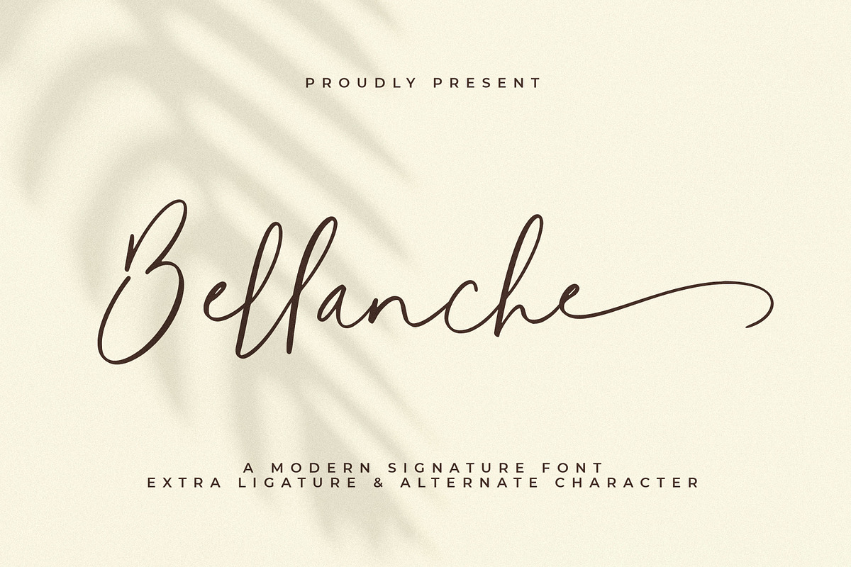 Bellanche, a Script Font by Goresan Studio (Photo 1 of 15)