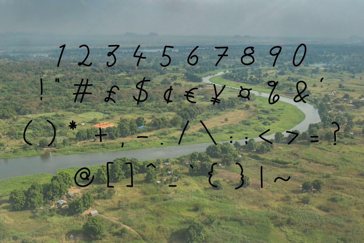 River Glory script font, a Script Font by TNE Designs (Photo 3 of 3)