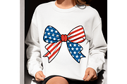 4th Of July Coquette Bow Png Svg, an Object Graphic by EllaMaiyaali (Thumbnail 3 of 5)