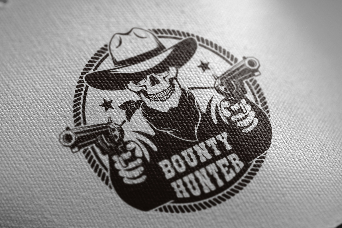 Skull Cowboy Retro Badge, a Branding & Logo Template by Agor2012 shop (Photo 4 of 7)