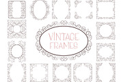 Vintage Bundle- 250 vector elements, an Object Graphic by TatianaCociorva (Thumbnail 14 of 19)