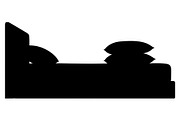 Modern Bed Silhouette Bundle, a Graphic by Designer_Momina (Thumbnail 2 of 10)