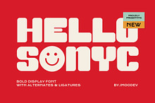 Hello Sonyc - Bold Playful Font