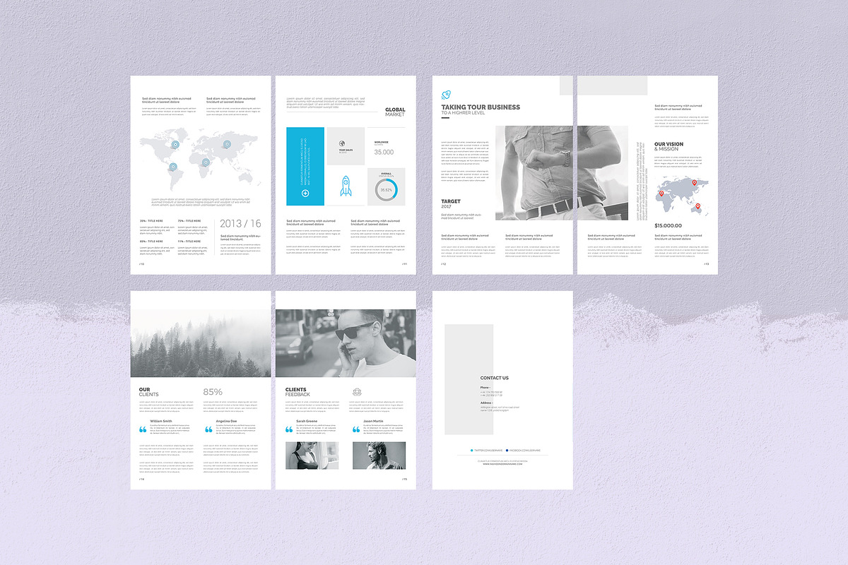 Business Brochure, a Brochure Template by Crevo Studio (Photo 6 of 9)