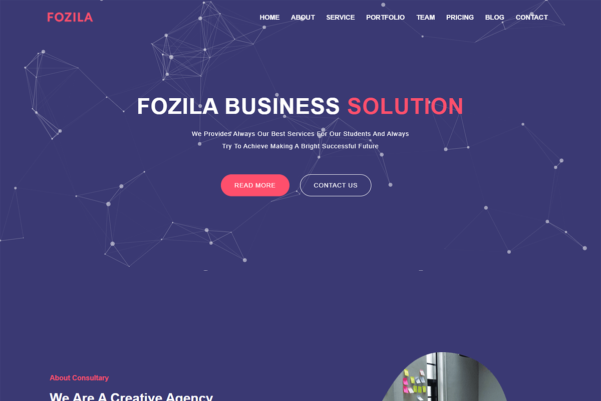 Digital Marketing Agency Website UI, a Bootstrap Template by Themeplaza (Photo 2 of 3)