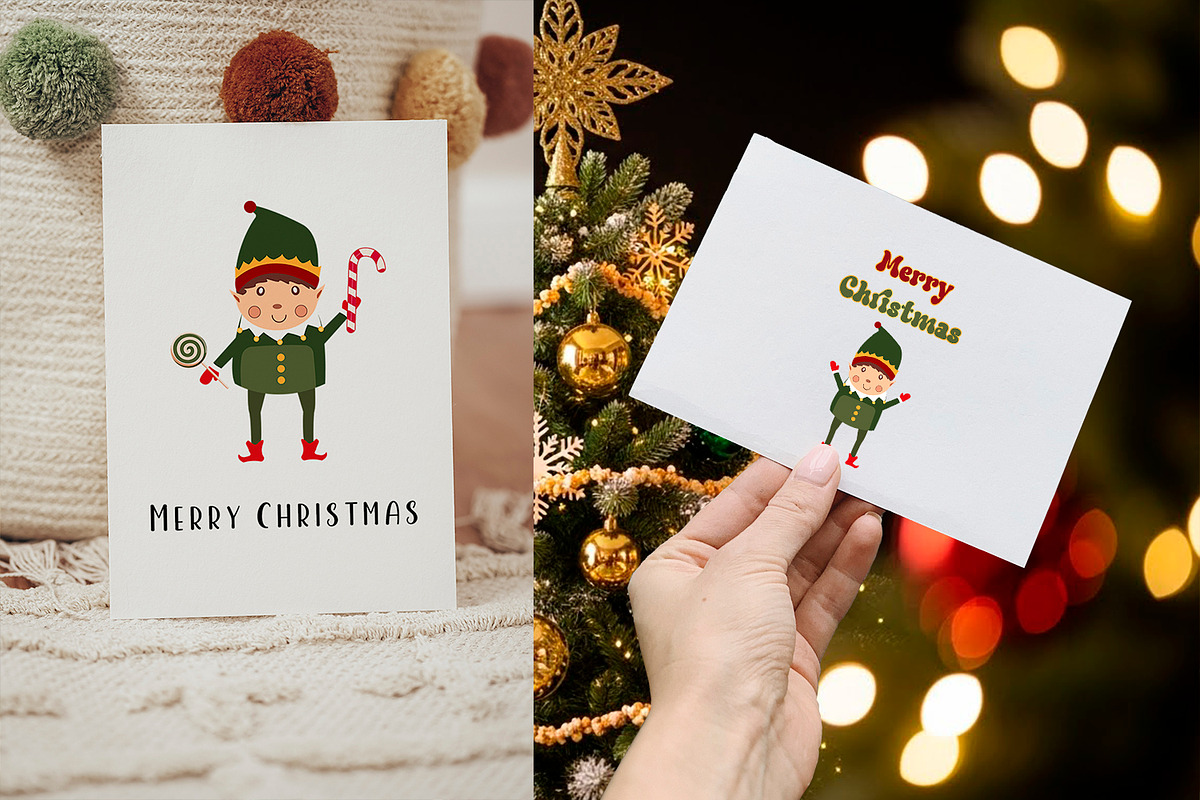 Cute Christmas Elf on Santa Workshop, a Seasonal Illustration by animatizmagix (Photo 2 of 4)