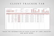 Client Tracker Spreadsheet, a Templates & Theme by BRANDcontent (Thumbnail 2 of 8)