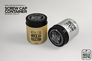 Round Screw Cap Metal Mockup, a Product Mockup by INCDesign (Thumbnail 5 of 7)