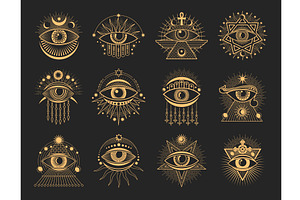 Eye Tattoo Occult And Esoteric Sign