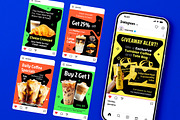 Vibrant Coffee Shop - Social Media, a Social Media Template by Jiwstudio (Thumbnail 2 of 5)