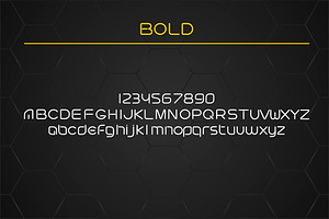 Futuristic Linear Style Typeface.