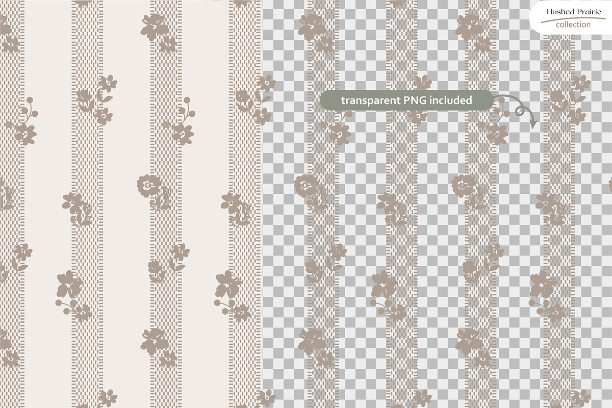 Hushed Prairie - Seamless Patterns, a Pattern Graphic by InaCorart (Photo 7 of 8)
