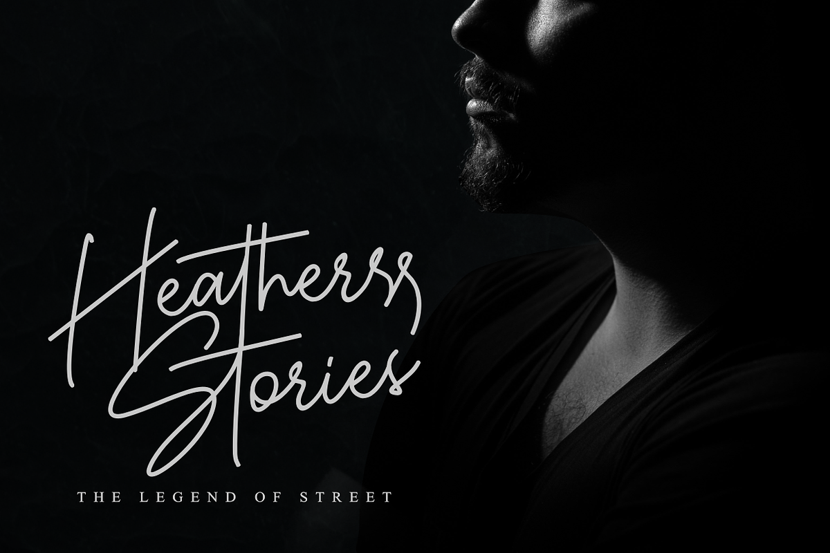 Jalliestha - Handwritten Signature, a Script Font by zeenesia (Photo 4 of 16)