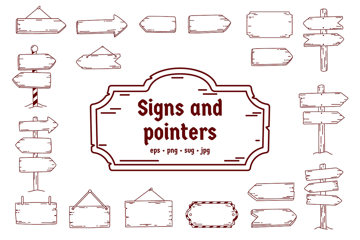 Signs and pointers, an Object Graphic by Woters little shop (Photo 1 of 3)