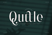 Quttle – Elegant Display Serif Font, a Serif Font by BrandSemut (Thumbnail 1 of 10)