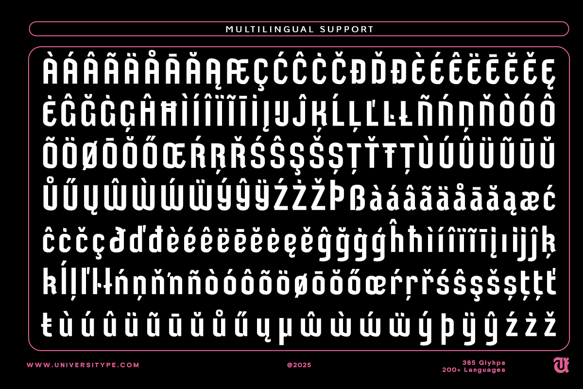 UT Rosantura : A Unique Display Font, a Sans Serif Font by Universitype (Photo 5 of 10)