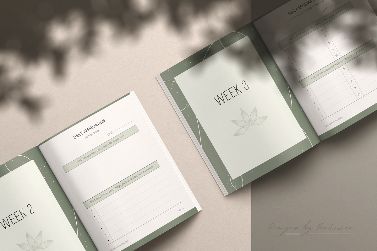 Law of Attraction Workbook | Canva, a Magazine Template by Designs by Darowan (Photo 6 of 9)