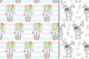 Cute rabbits patterns colection!, a Pattern Graphic by Irene_Boiko_ART (Thumbnail 7 of 21)
