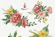 Watercolor flower DIY Pack, an Illustration by Blessed Print (Thumbnail 3 of 7)