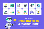 95 Innovation and Startup Icons, an Emoji Icon by Brickclay (Thumbnail 1 of 10)