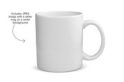 PSD MUG MOCKUP - 11 oz. Coffee Mug, a Cups & Container Mockup by MelissaBMockups (Thumbnail 6 of 6)