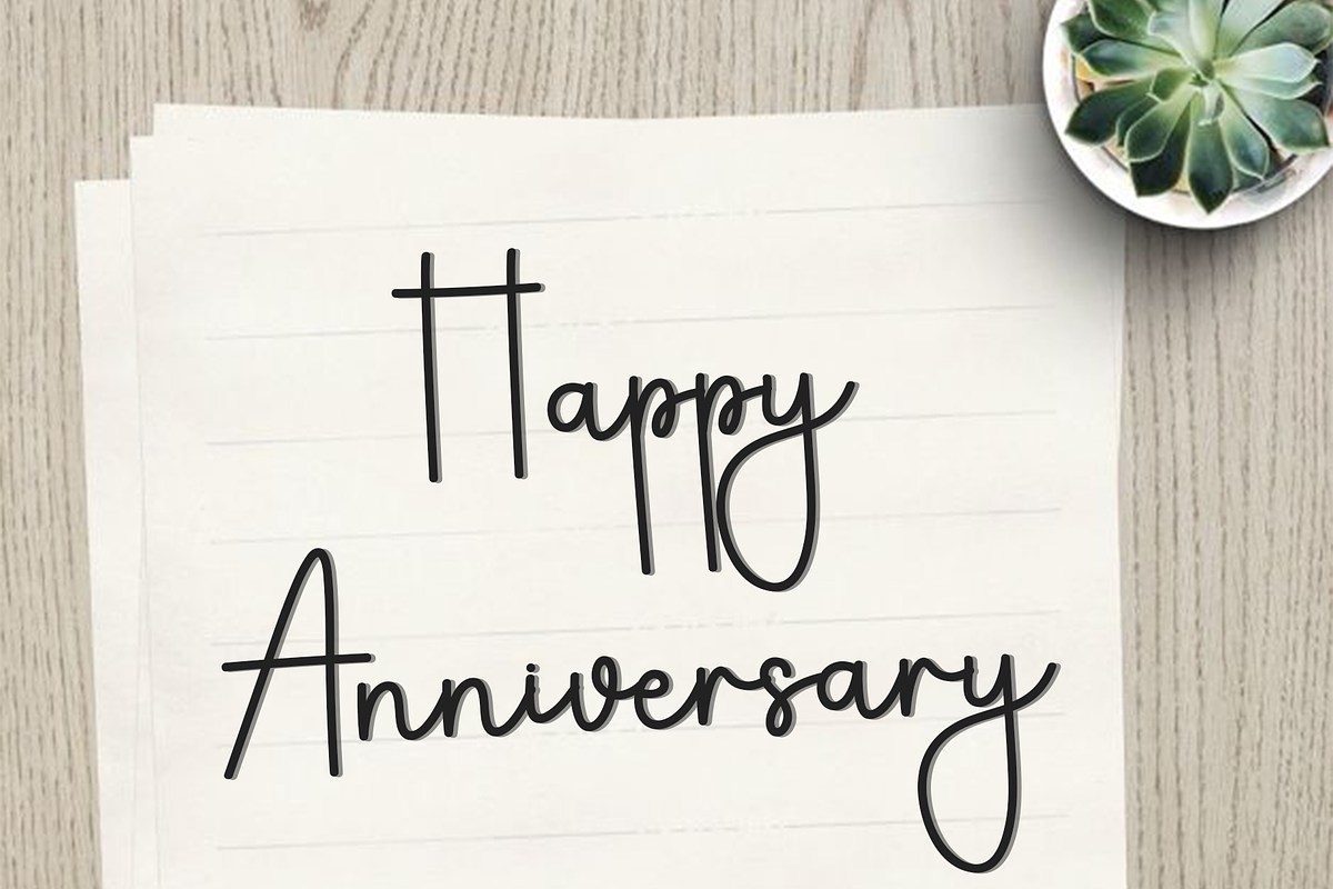 Sweet Birthday, a Handwritten Font by FreshTypeINK (Photo 2 of 8)