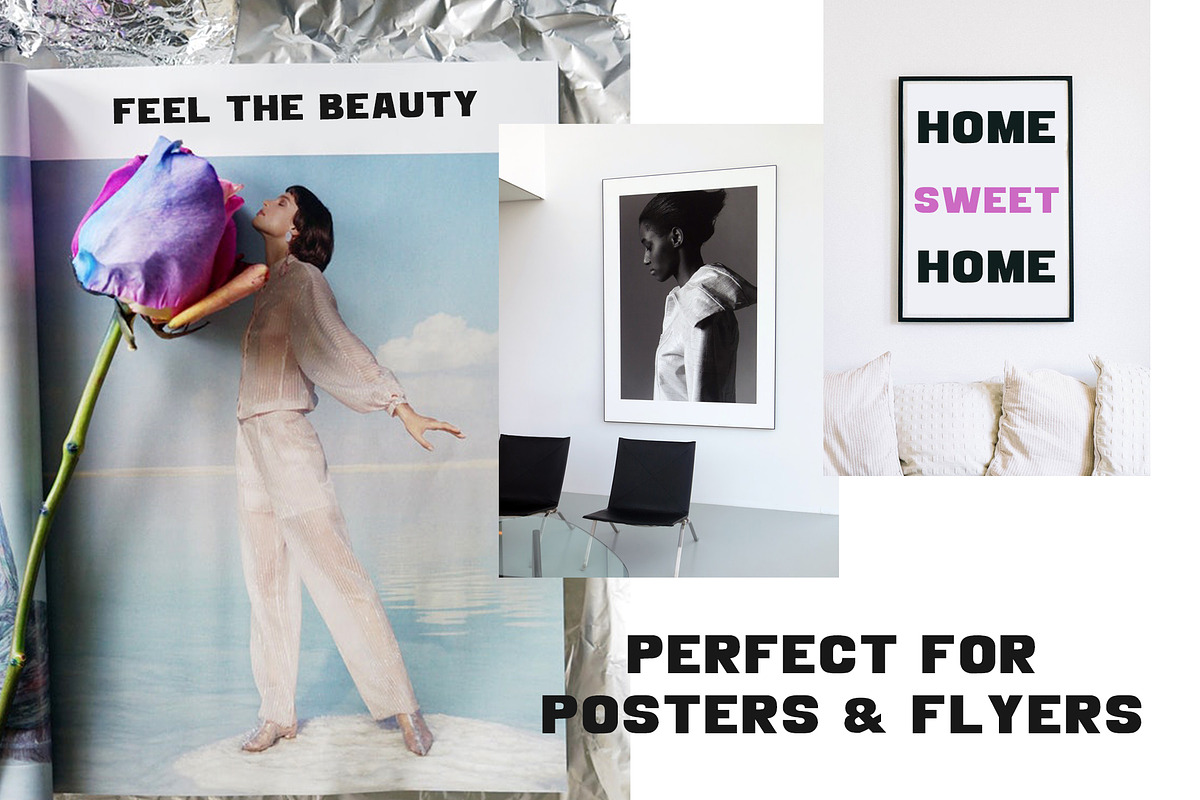 POSTER Sans Serif Font Family preview 5