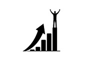 50 Business Growth Success Icons Bun, an Illustration by Designer_Momina (Thumbnail 17 of 51)