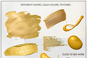 Golden | Acrylic Brush Strokes, an Object Graphic by Kandella's Art (Thumbnail 6 of 10)
