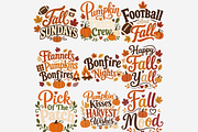 Autumn Phrases PNG Bundle, a Seasonal Illustration by Tanya Kart (Thumbnail 8 of 11)