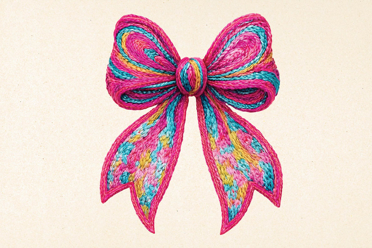 Bow With Rabbit Ears For Easter, an Illustration by DreamPrint404 (Photo 1 of 7)