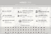 Accountant Sales Resume Cover Letter, a Resume Template by HIRED Design Studio (Thumbnail 7 of 10)