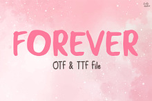 Forever | Handwriting font