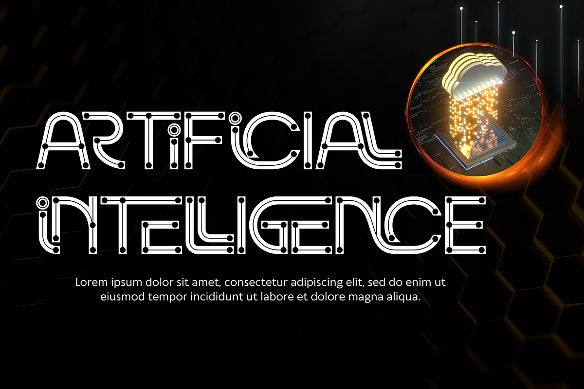RELIGIONS | Futuristic Tech Font, a Sans Serif Font by 177Studio (Photo 6 of 8)