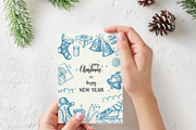 Christmas hand drawn Set, an Illustration by Tabiti (Thumbnail 6 of 13)