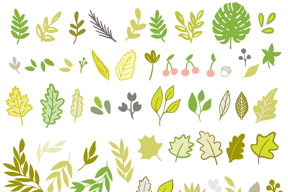 Floral illustrations, vector objects, an Object Graphic by bigmomentsdesign (Photo 4 of 8)
