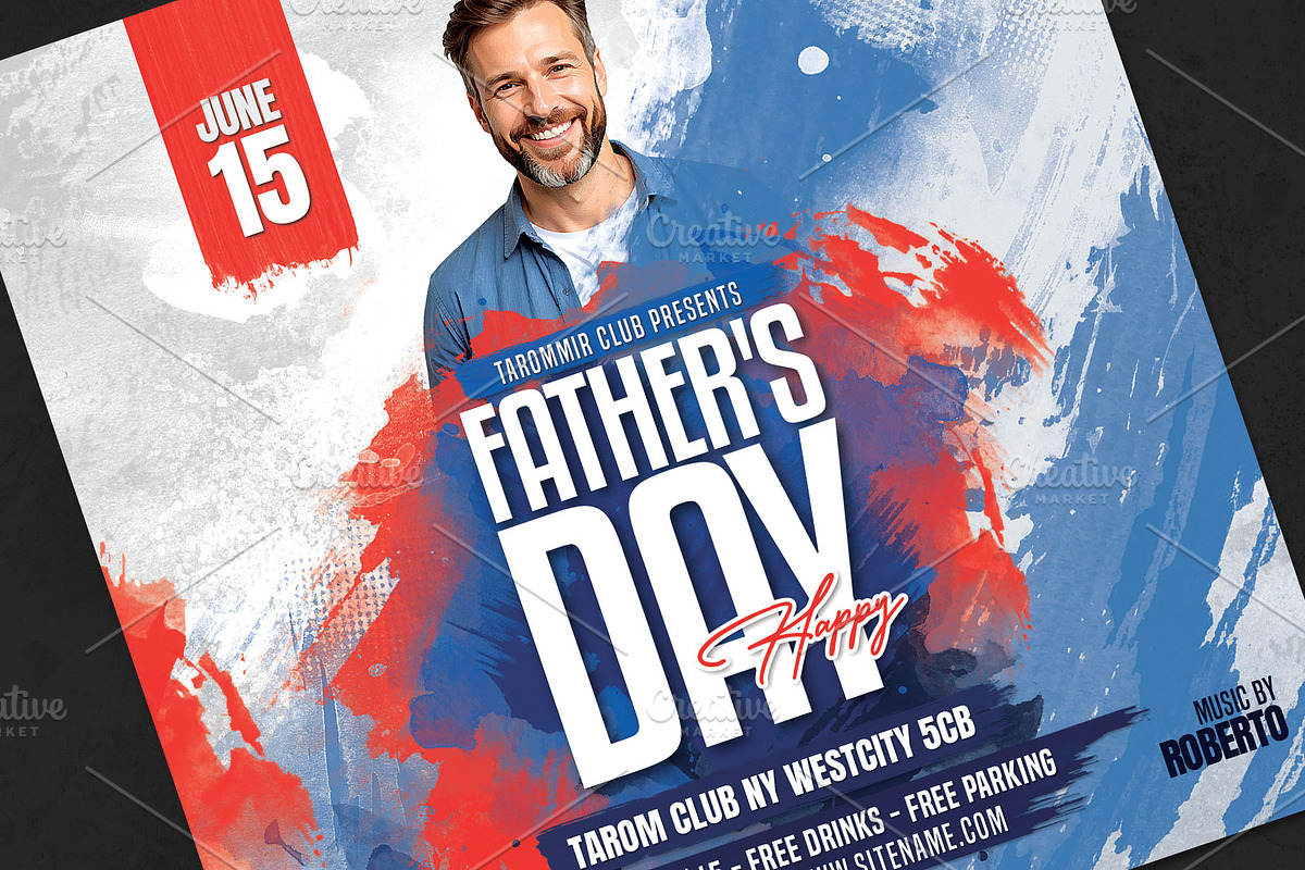 Father's Day Flyer, a Flyer Template by Tarommir (Photo 3 of 3)