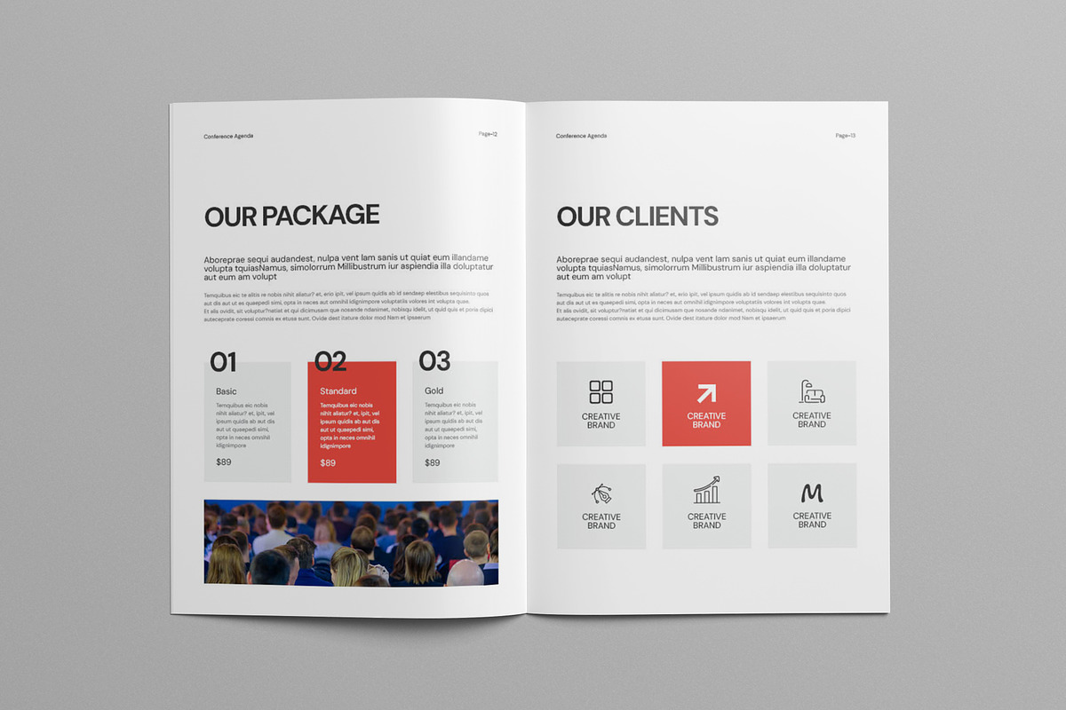 Conference Agenda Canva Template, a Brochure Template by Pixelpick (Photo 7 of 9)