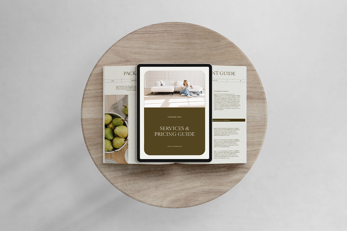 Florence | Service and Pricing Guide, a Presentation Template by Studio_Evergreen (Photo 10 of 10)
