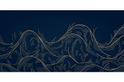 Water And Waves Golden Backgrounds, a Background Graphic by Marylia (Thumbnail 18 of 22)