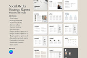 Beige Social Media Strategy Template, a Presentation Template by InkBlue Templates (Thumbnail 4 of 4)