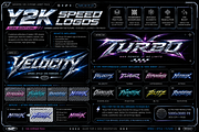 Chrome Tribal Logo Text Effects Y2K, a Layer Style Add-On by ZinetroN (Thumbnail 1 of 4)