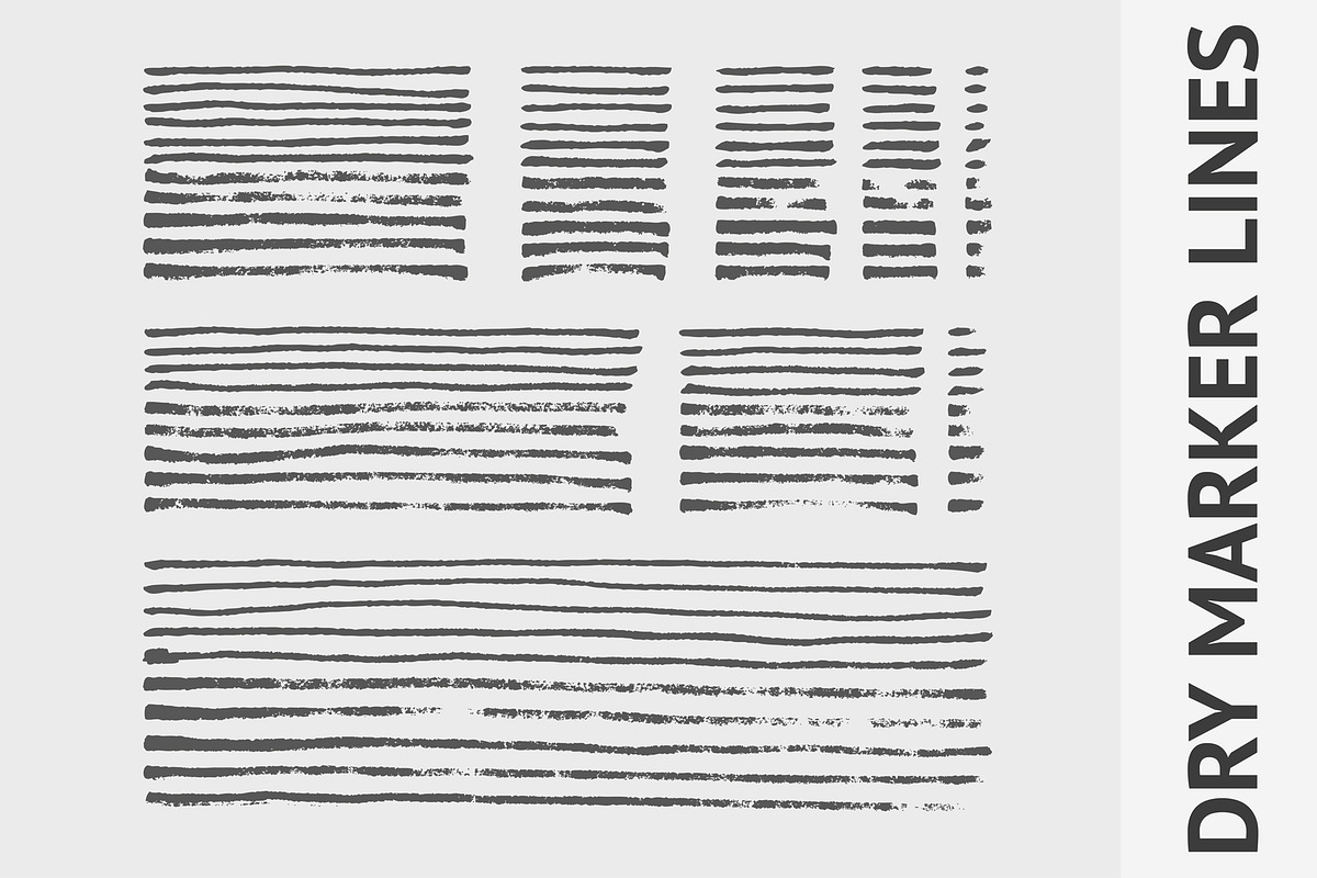 184 Vector MARKER Lines, a Brush Add-On by bum katrin (Photo 3 of 4)