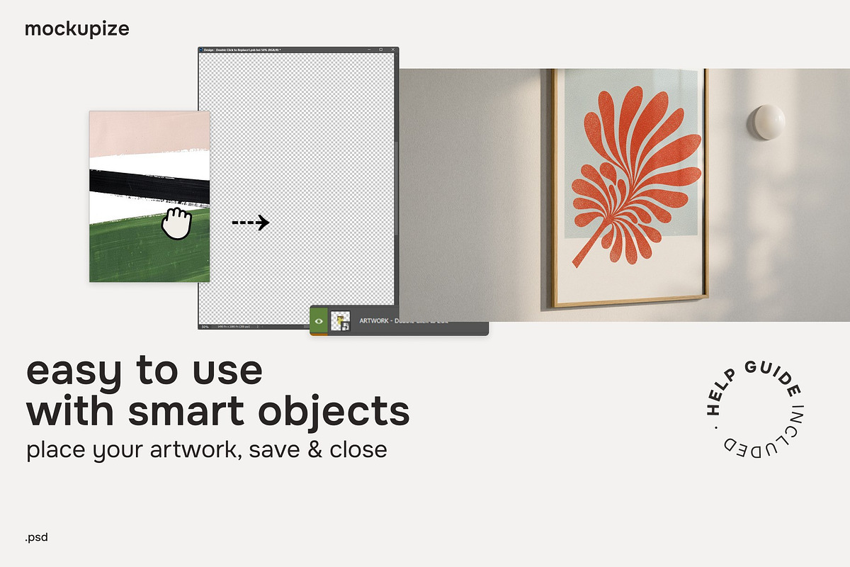 5x7 Side View Frame Mockup Natural, a Household Mockup by mockupize (Photo 3 of 7)